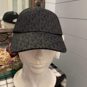 Michael Kors Black Monogram Hat
